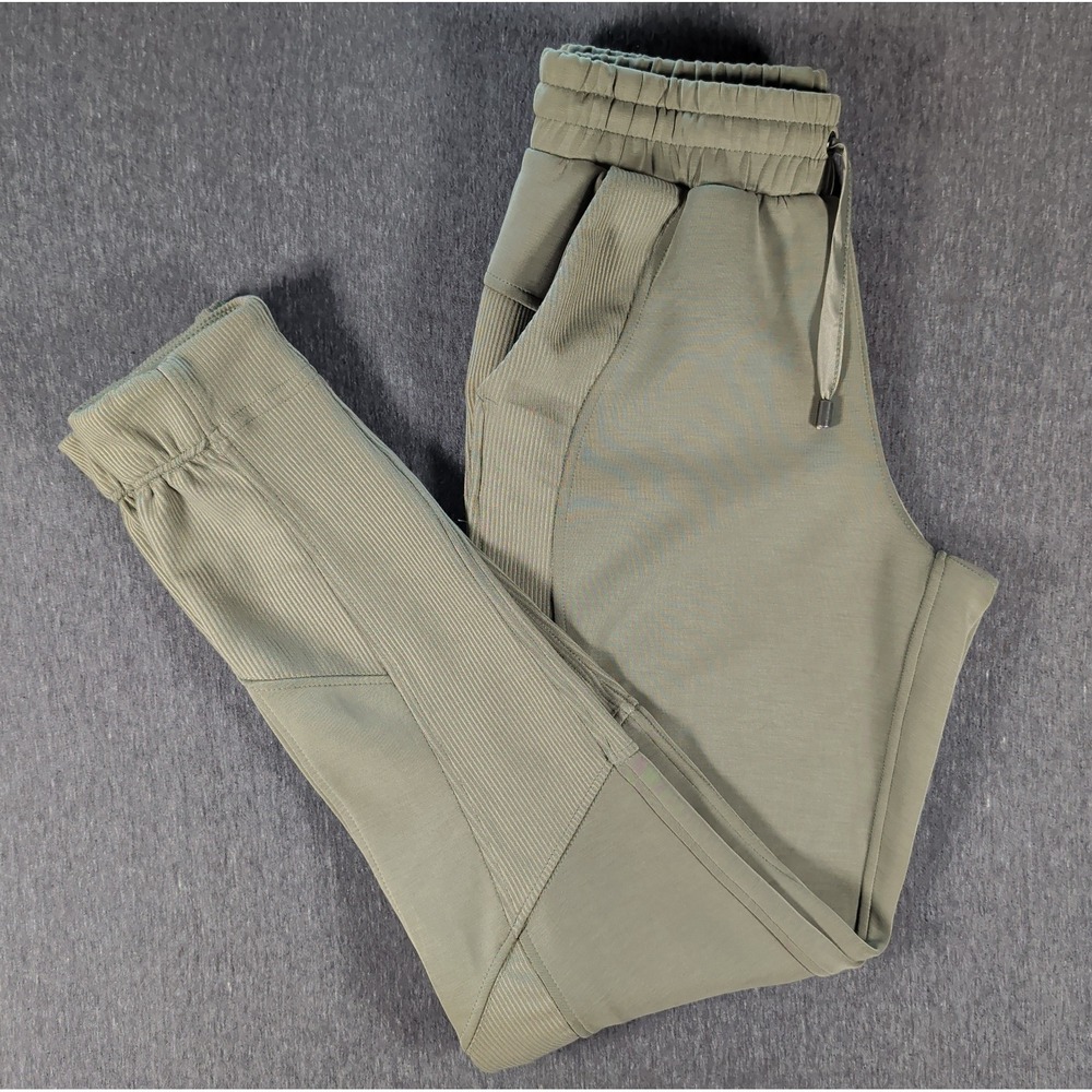 Altar'd State Leggings Moto Compression Sz XS Olive Green Drawstring AS Revival